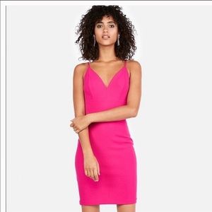 Pink express mini dress